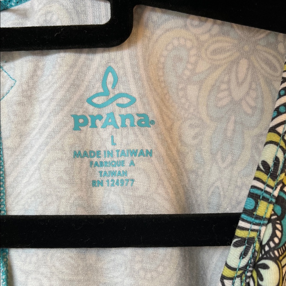 Prana Faux Wrap Dress Size Large - Picture 2 of 11